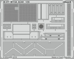 Eduard 36377 M113A ACAV AFV CLUB 1/35