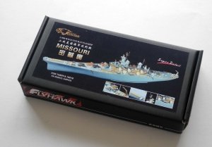 Flyhawk FH350075 WWII USN Battleship Missouri Super Detail Parts (for Tamiya 78018) 1/350