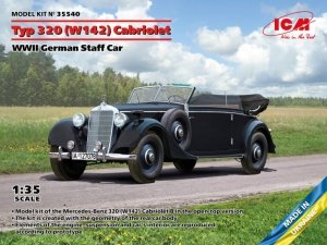 ICM 35540 Typ 320 (W142) Cabriolet 1/35