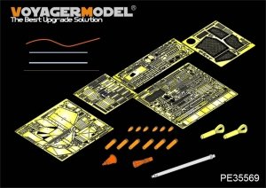 Voyager Model PE35569 WWII German Sd.Kfz.161/3 37mm Flak Auf Fgst.Pz.Kpfw. IV(Sf) MOBELWAGEN(B ver include Gun barrel）For TAMIYA 35237 1/35