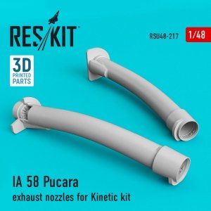 RESKIT RSU48-0217 IA 58 PUCARA EXHAUST NOZZLES FOR KINETIC KIT 1/48