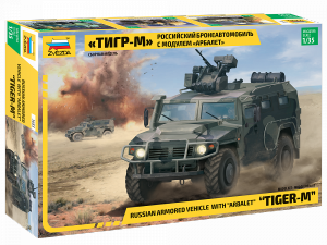 Zvezda 3683 Tigr-M with remote controlled turret Arbalet-DM 1/35