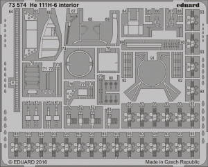 Eduard 73574 He 111H-6 interior AIRFIX 1/72