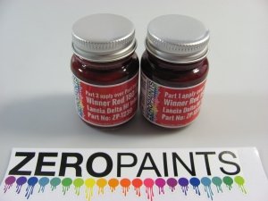 Zero Paints ZP-1039-180/A Lancia Delta HF Integrale Metallic Winner Red (Pearlescent) 2x30ml