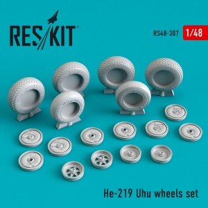 RESKIT RS48-0307 HE-219 UHU WHEELS SET 1/48