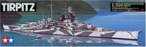 Tamiya 78015 German Battleship Tirpitz (1:350)