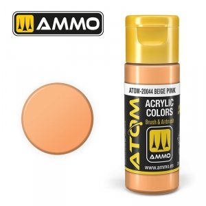 AMMO of Mig Jimenez 20044 ATOM COLOR Beige Pink 20ml
