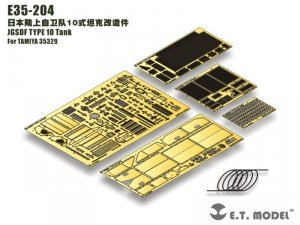 E.T. Model E35-204 JGSDF TYPE 10 Tank (For TAMIYA 35329) (1:35)