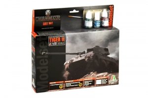 Italeri 74001 TIGER II - WoT- MODEL SET (1:72)