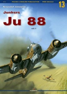 Kagero 3013 Junkers Ju 88 vol. I (bez dodatków) ( no decal ) EN/PL