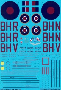 Techmod 48824 Avro Lancaster B Mk I 1/48
