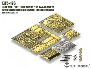 E.T. Model E35-176 WWII German Elefant Schwerer Jagdpanzer Basic (For TAMIYA 35325) (1:35)