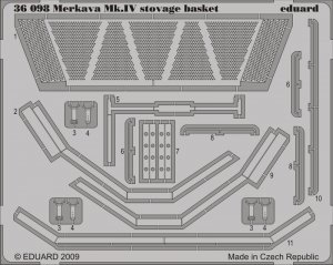 Eduard 36098 Merkava Mk. IV stowage basket 1/35 Academy