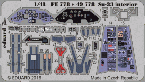 Eduard FE778 Su-33 interior KINETIC MODEL 1/48