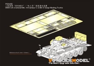 Voyager Model PEA458 WWII UK Cromwell Mk. IV/Centaur C.S.Mk IV Deep Wading Trunks（For TAMIYA 35221/35232) 1/35