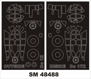 Montex SM48488 Do-17Z ICM 1:48