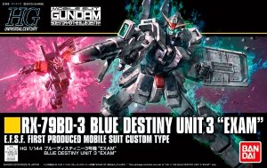 Bandai 22620 Blue Destiny Unit 3 Exam Gundam 80573