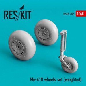 RESKIT RS48-0352 ME-410 WHEELS SET (WEIGHTED) 1/48