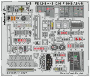 Eduard FE1246 F-104S ASA-M KINETIC 1/48