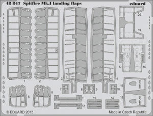 Eduard 48847 Spitfire Mk. I landing flaps 1/48 Airfix