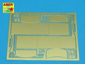 Aber 35A106 Turret side stowage bins for german tank Pz.Kpfw. VI Ausf.E - Initial production model (1:35)