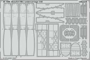 Eduard 481096 Beaufort Mk. I undercarriage ICM 1/48