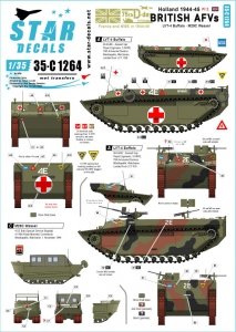 Star Decals 35-C1264 British AFVs in Holland 1944-45 # 2 1/35