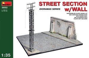 MiniArt 36052 Street Section with Wall 1/35