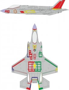 Eduard EX931 F-35A RAM coating early TAMIYA 1/48