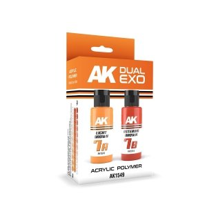 AK Interactive AK1549 DUAL EXO SET 7 – 7A LIGHT BROWN & 7B ASTEROID BROWN