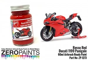 Zero Paints ZP-1273 Rosso Red Paint for Ducati 1199 Panigale S 60ml