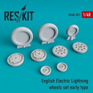 RESKIT RS48-0301 English Electric Lightning Wheels set early type 1/48