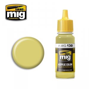 AMMO of Mig Jimenez 0130 FADED YELLOW 17ml