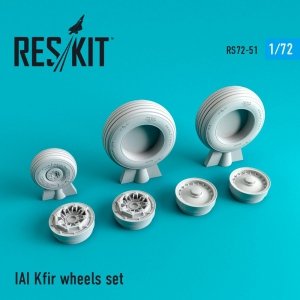 RESKIT RS72-0051 IAI KFIR WHEELS SET 1/72