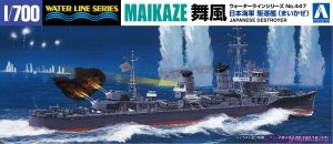 Aoshima 03407 Japanese Destroyer Maikaze Water Line Series No. 447 1/700