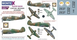 Montex K48304 P-36 MOHAWK  1/48