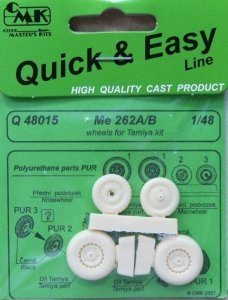 CMK Q48015 Me 262A/B Wheels for Tamiya 1/48