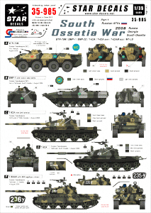 Star Decals 35-985 South Ossetia War 2008 1 1/35