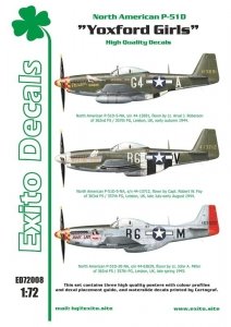 EXITO ED72008 Yoxford Girls - North American P-51D Mustang 1/72