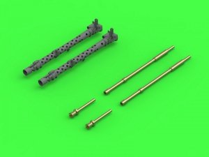 Master GM-35-049 MG-34 (7.92mm) - German machine gun barrels - version with drilled cooling jacket - used by infantry and on early tanks (2pcs) 1/35