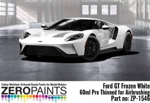 Zero Paints ZP-1546 Ford GT Frozen White Paint 60ml