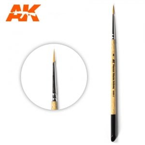 AK Interactive AKSK-2 PREMIUM SIBERIAN KOLINSKY BRUSH – 2