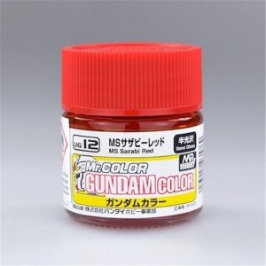 Gunze Sangyo UG-12 MS Sazabi Red 10 ml (Semi-Gloss) 
