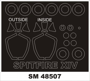 Montex SM48507 SPITFIRE XIV AIRFIX 1/48