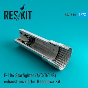 RESKIT RSU72-0058 F-104 A/C/D/J/G Starfighter exhaust nozzle for Hasegawa 1/72