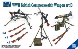 Riich Models RE30011 British Commonwealth Weapon Set B (1939-1945) (1:35)