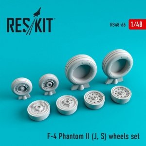 RESKIT RS48-0066 F-4 Phantom II (J, S) wheels set 1/48