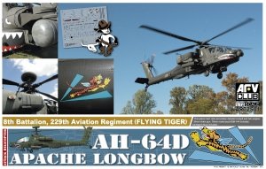 AFV Club AR72S01 AH-64D Apache Longbow 8th Batalion 229th Aviation Regiment (Flying Tiger) 1/72
