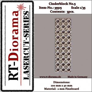 RT-Diorama 35515 Cinderblocks No.5 1/35