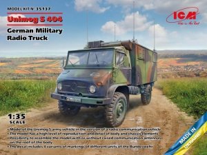 ICM 35137 Unimog S 404 German Military Radio Truck 1/35